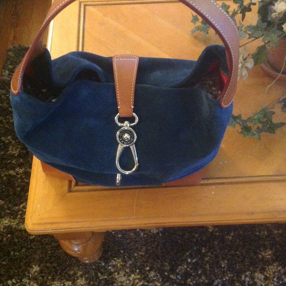 Dooney and Bourke suede hobo